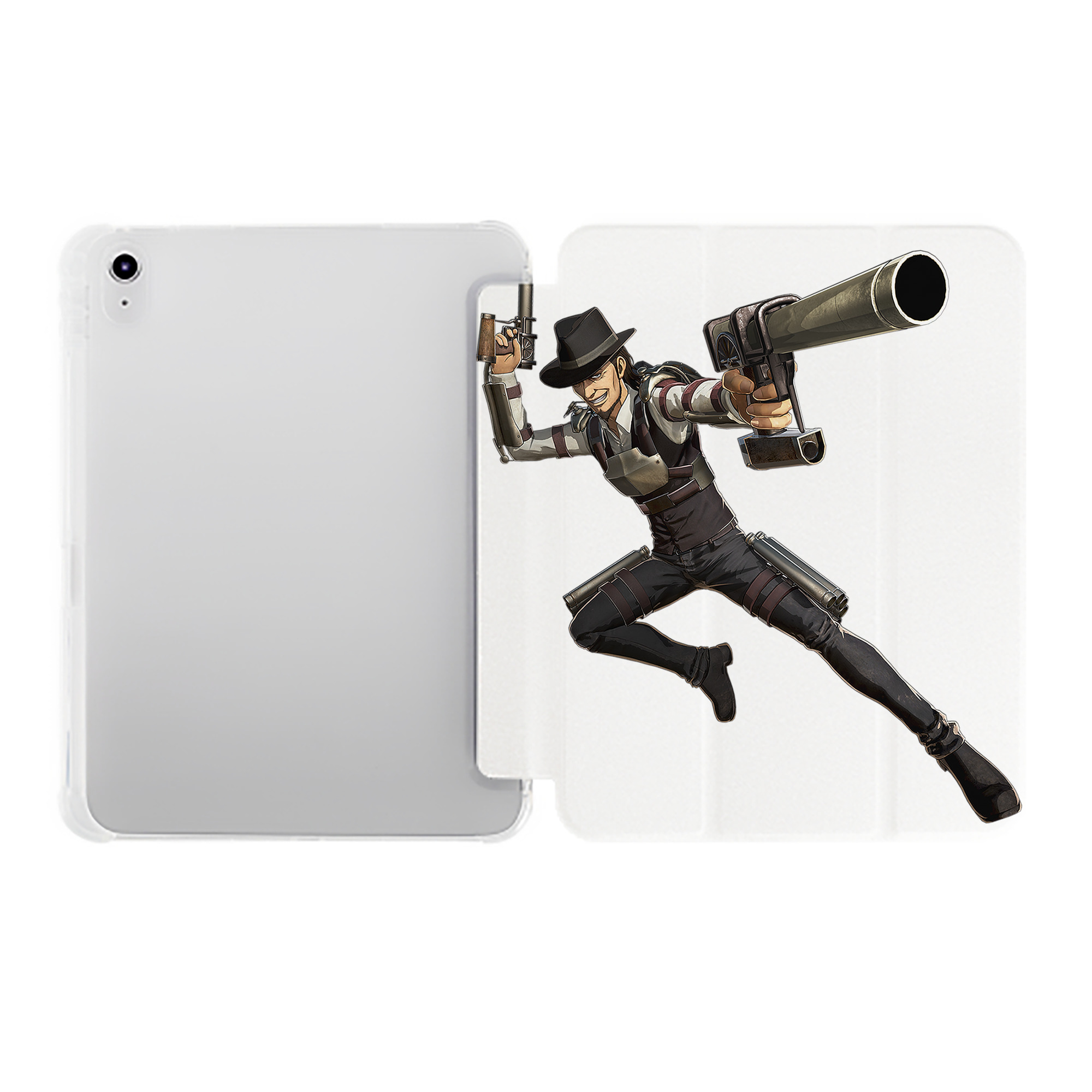 （画像用） 進撃の巨人 Attack on Titan IPad ケース ペン収納付き 三つ折りスタンド PUレザー×シリコン 対応機種9.5/10.5/10.9インチ